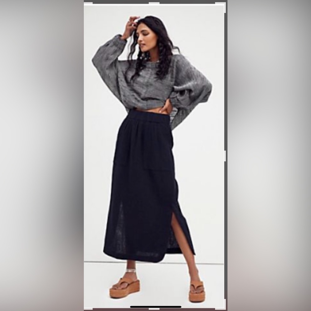 Free People Easy Weekend Set NWOT. XL in Black